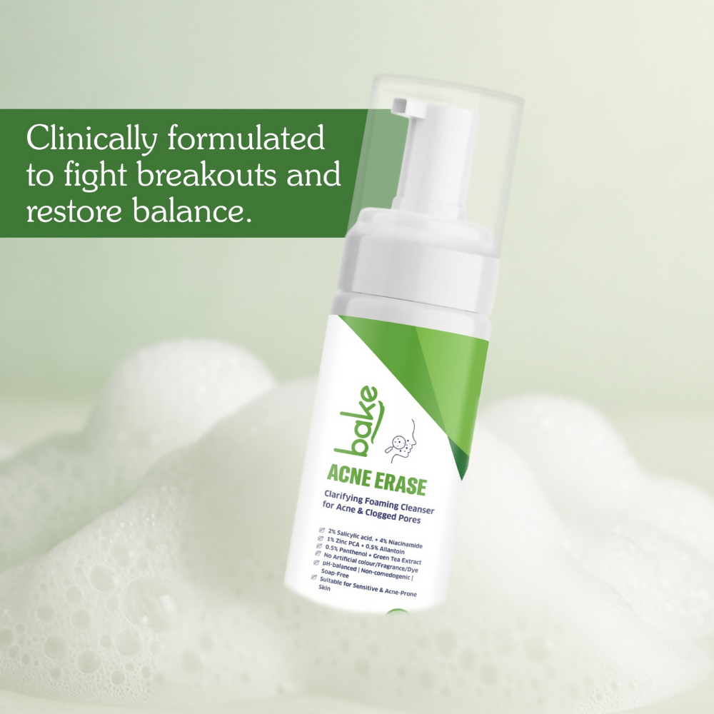Bake Acne Erase Foaming Face Wash