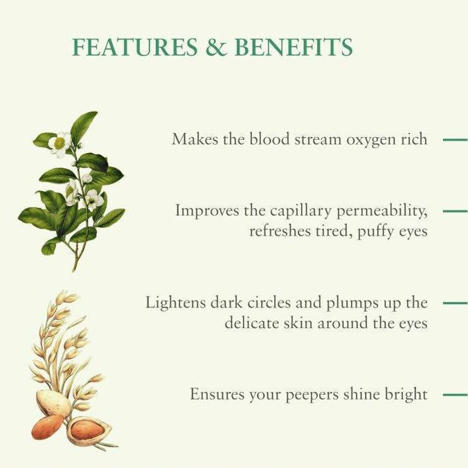 Just Herbs I'brite Almond & Green Tea Nourishing Under Eye Cream