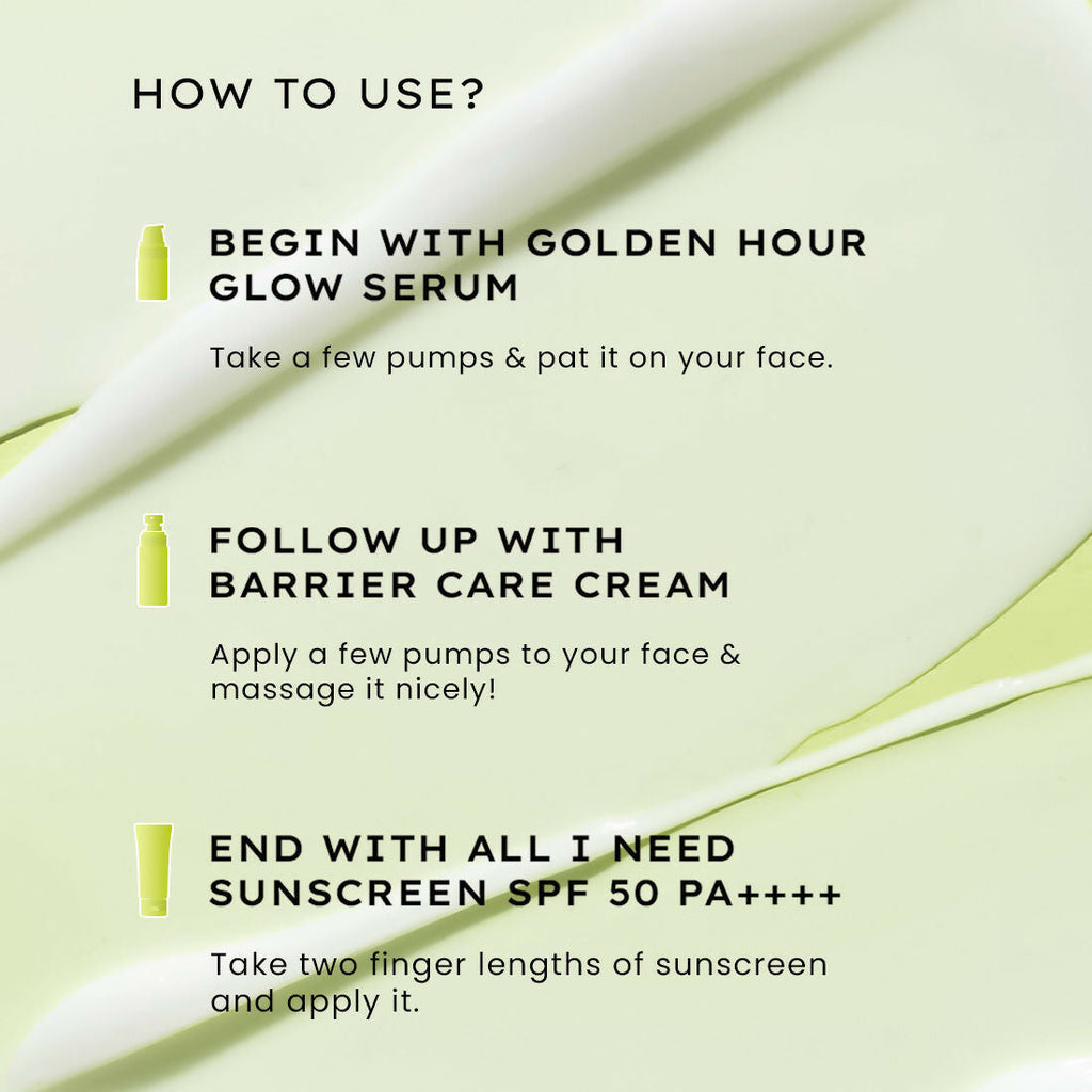 Hyphen By Kriti Sanon CSMS (Cleanser, Serum, Moisturizer, Sunscreen) Normal to Dry Skin Combo