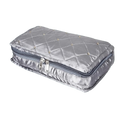 Asmaani 7 Pocket Grey Satin Jewellery Kit