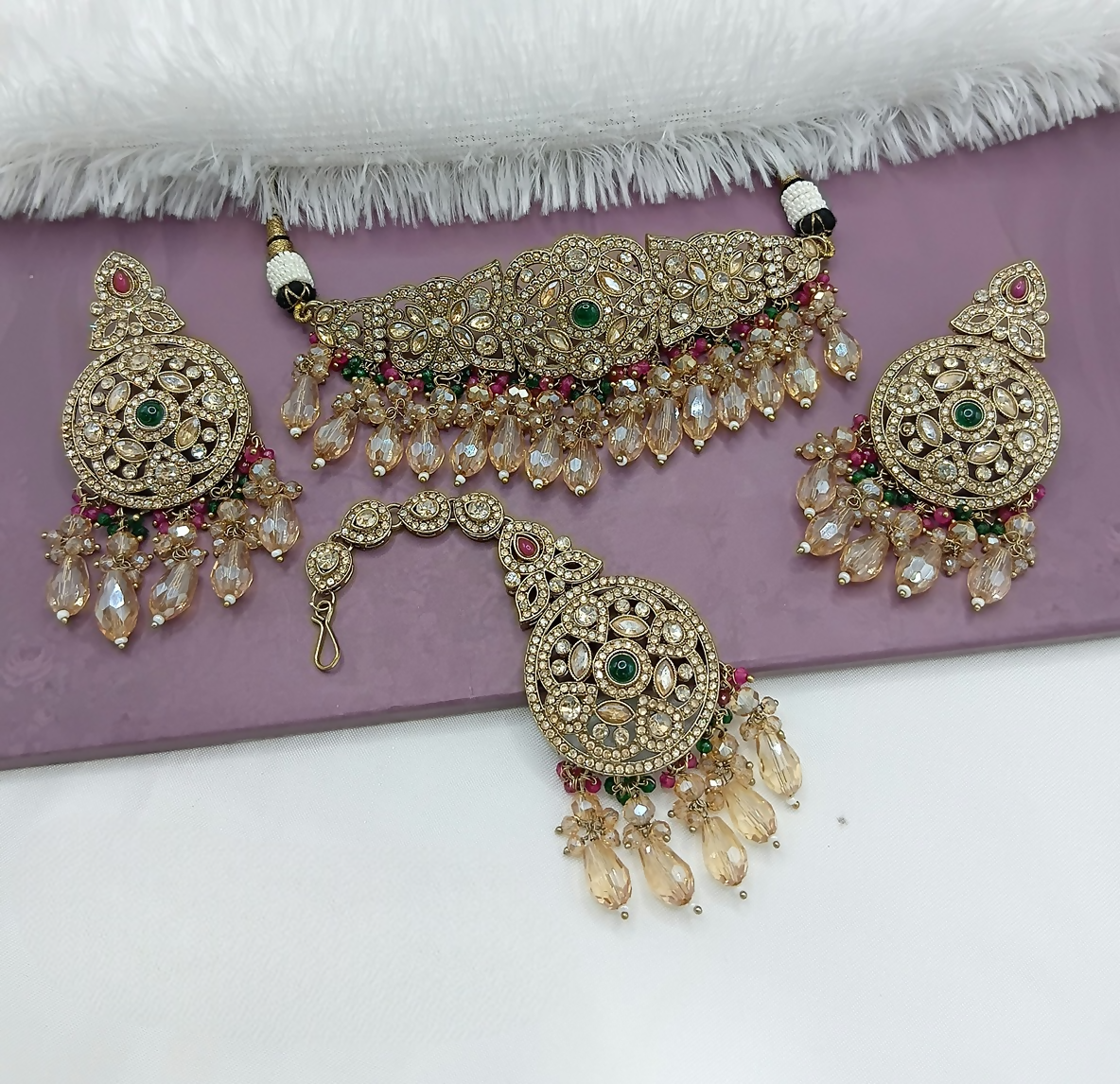 Joban Fashion Multi Alloy Choker Set