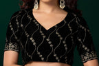Joban Fashion Red Net Party Wear Sarees - Distacart