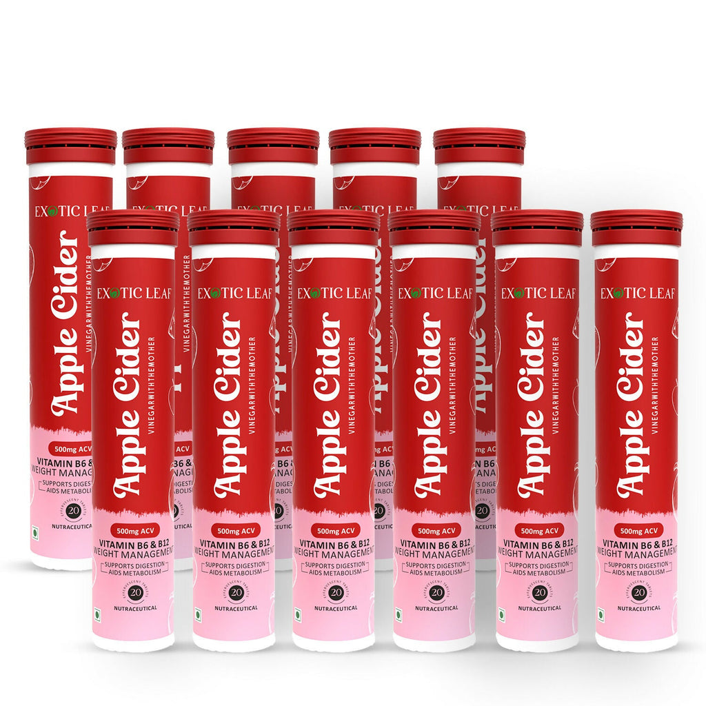 Exotic Leaf Apple Cider Vinegar Tablets - Distacart