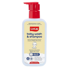 LuvLap Baby Wash & Shampoo with Chamomile, Milk Protein, Oatmeal & Shea Butter