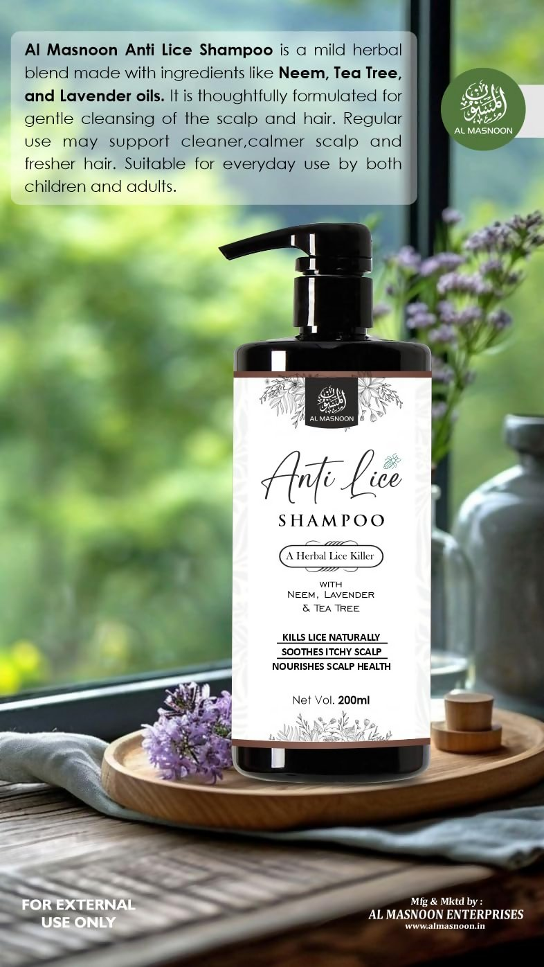Al Masnoon Anti-Lice Hair Oil & Shampoo - Distacart