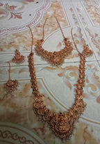 Jewel City Exquisite Antique Gold-Plated Temple Jewelry Set - Distacart