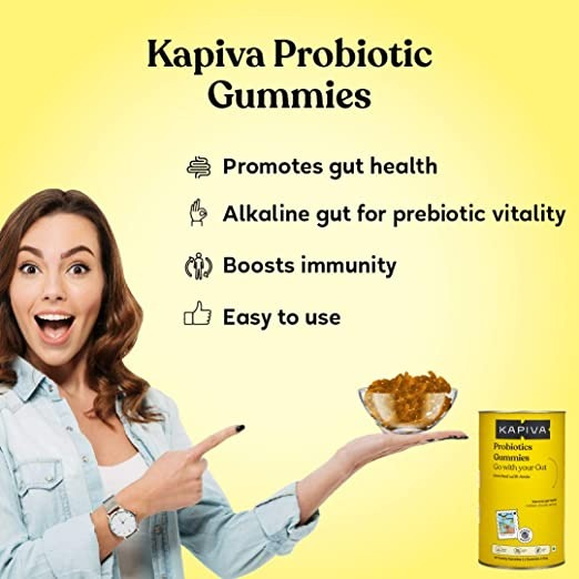 Kapiva Ayurveda Probiotics with Amla Gummies - Distacart