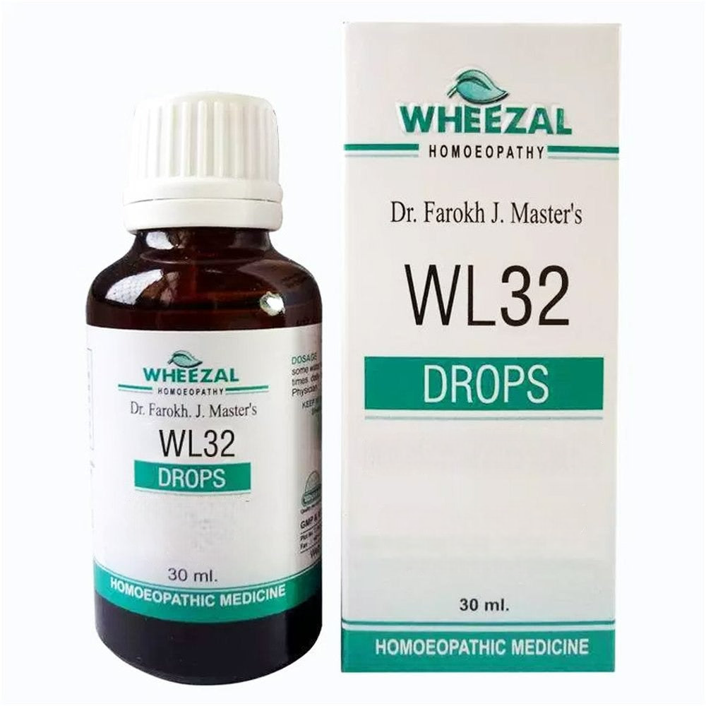 Wheezal Homeopathy WL-32 Drops - Distacart