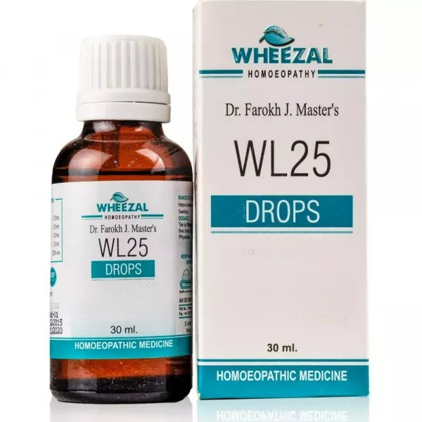 Wheezal Homeopathy WL-25 Drops - Distacart