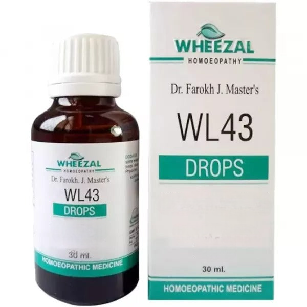Wheezal Homeopathy WL-43 Drops - Distacart