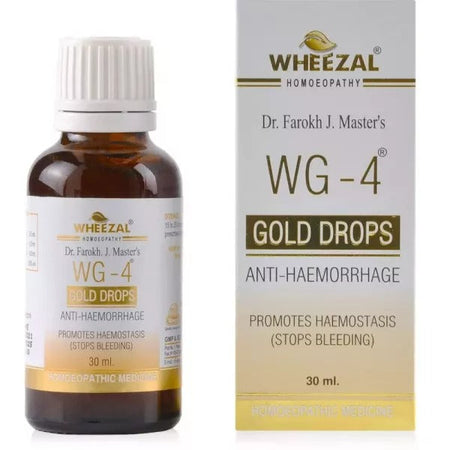 Wheezal Homeopathy WG-4 Gold Drops