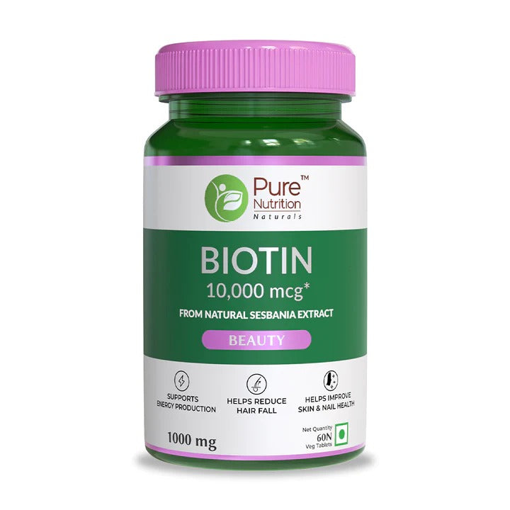 Pure Nutrition Biotin Tablets - Distacart