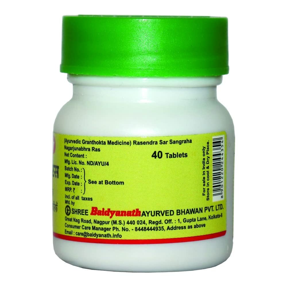 Baidyanath Nagarjunabhra Ras - Distacart