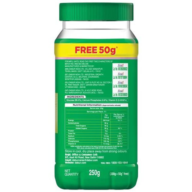 Dabur Glucose-D Energy Boost with Vitamin D - Distacart