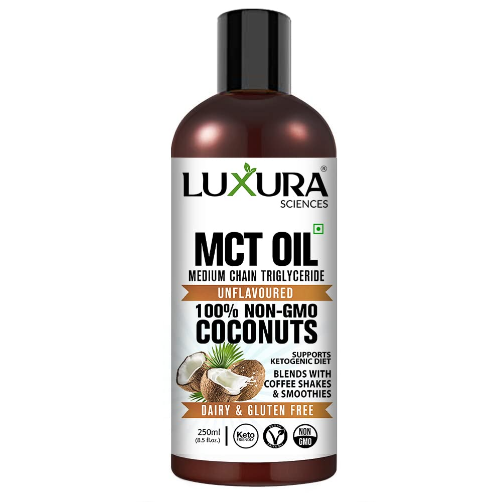 Luxura Sciences MCT Oil Organic for Weight and Energy Management
