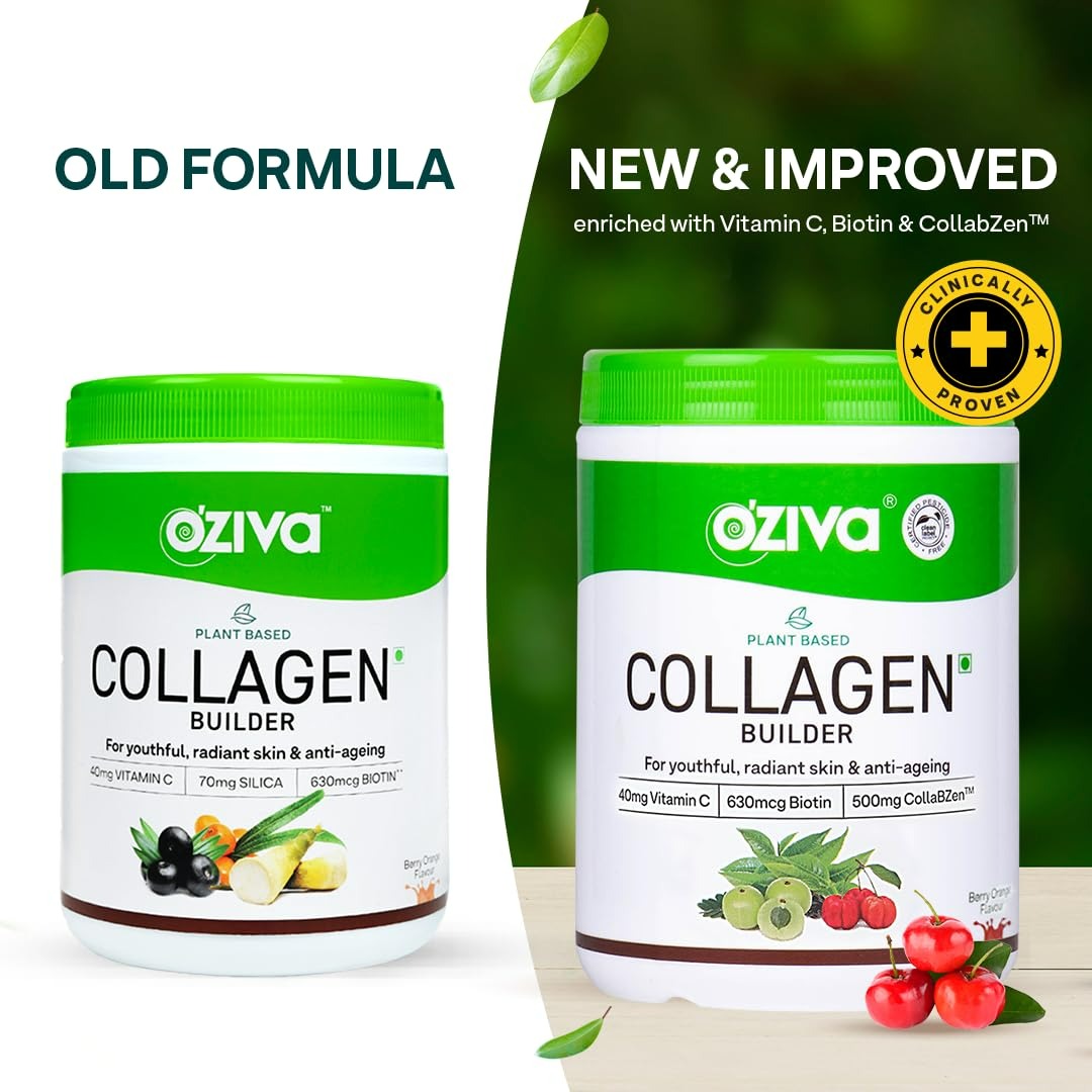 OZiva Plant Based Collagen Builder - Distacart