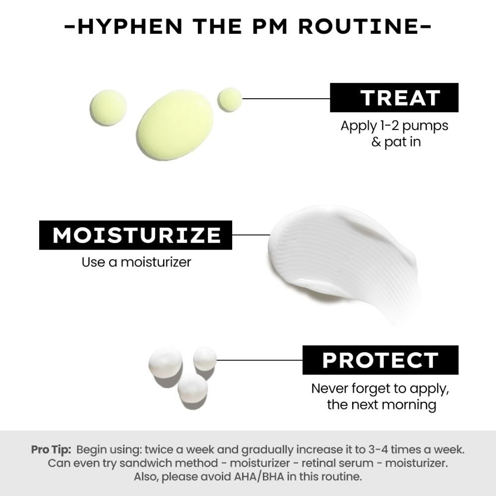 Hyphen By Kriti Sanon 0.05% Retinal Reset Serum, Boosts Collagen, Reduces Wrinkles