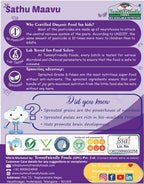 TummyFriendly Foods Organic Sprouted Sathu Maavu Porridge Mix ,Made of Sprouted Ragi, Whole Grains, Pulses & Nuts - Distacart