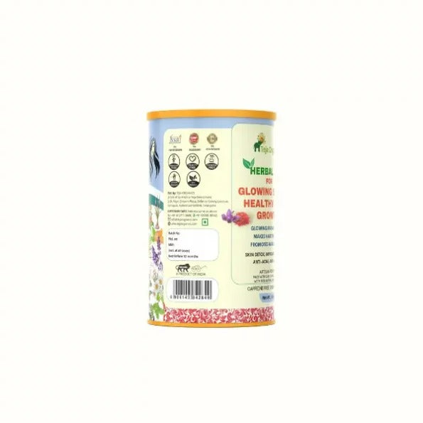 Teja Organics Skin Glow & Hair Growth Herbal Tea - Distacart