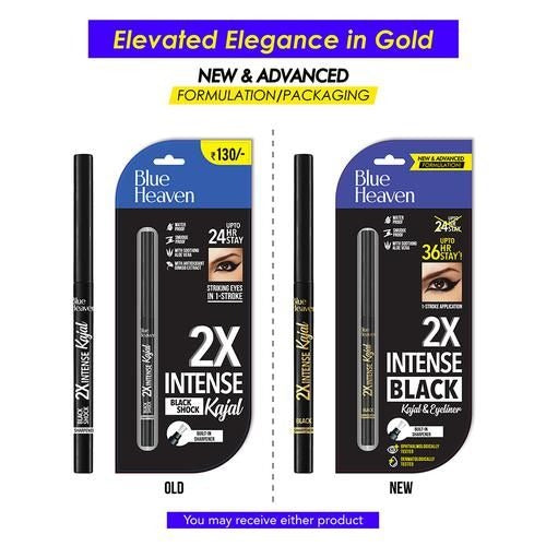 Blue Heaven 2X Intense Kajal Black - Distacart