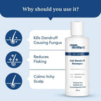 Man Matters 2% Ketoconazole Anti Dandruff Shampoo, Cruelty Free, Vegan, No Side Effects
