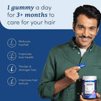 Man Matters Biotin Nourish Hair Gummies With Multivitamins (Sugar Free) - Strawberry Flavor - Distacart