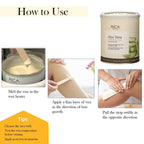 Rica Aloe Vera Liposoluable Hair Removal Wax Cream for Arms, Chest, Legs, Back, and Full Body