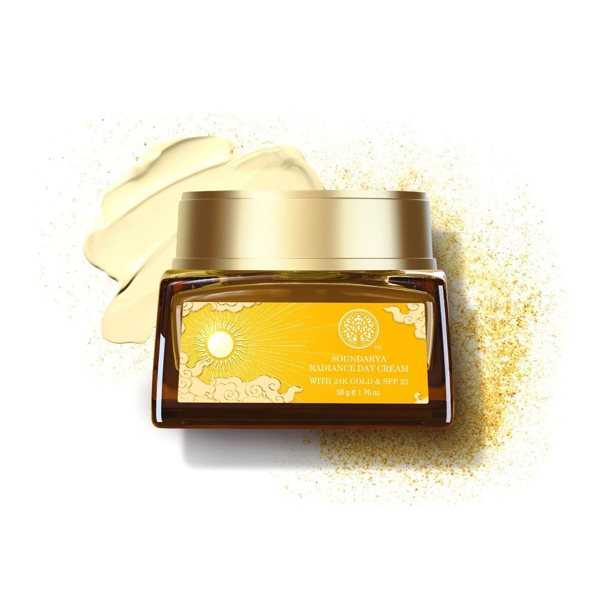 Forest Essentials Soundarya Radiance Cream With 24K Gold & SPF25 - Distacart