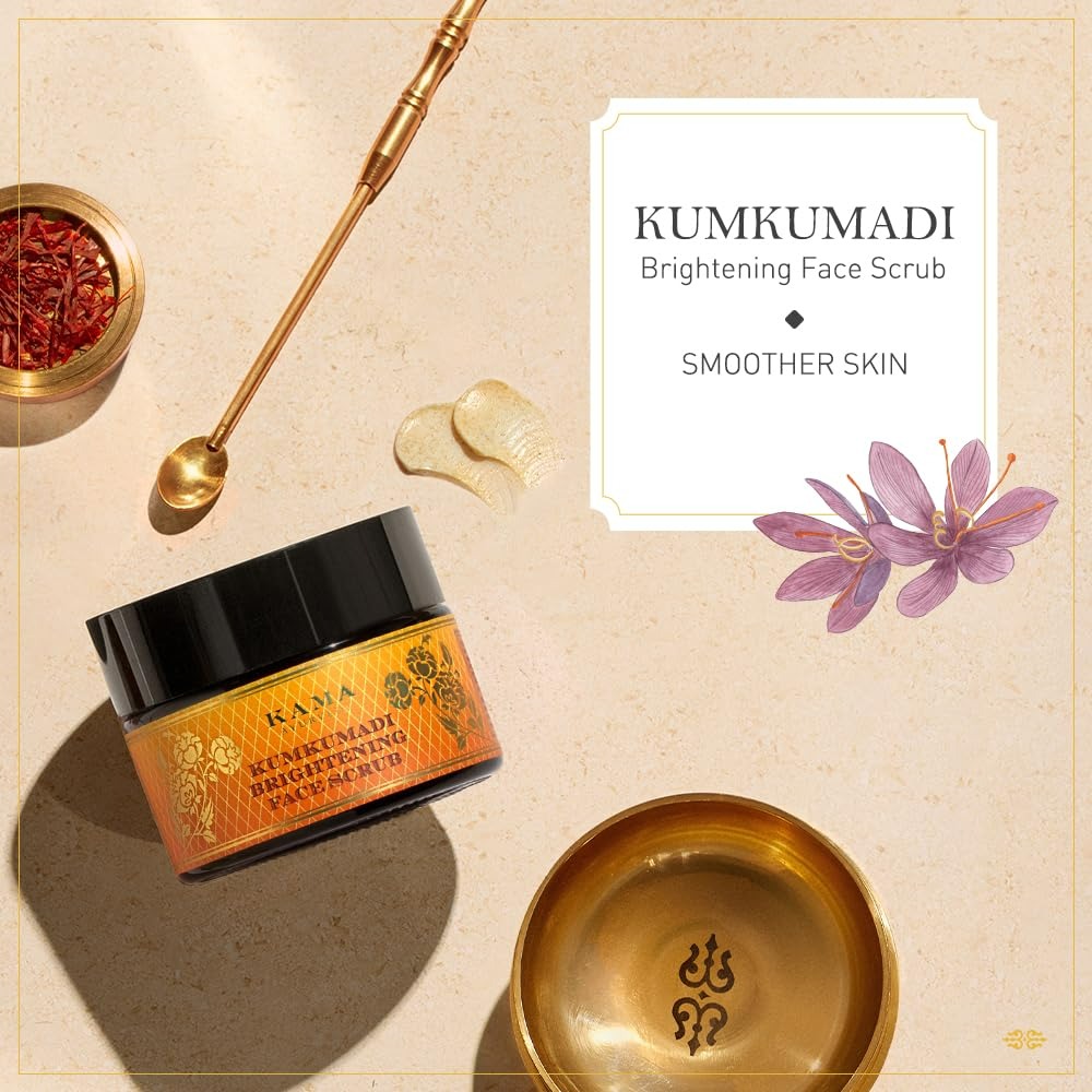 Kama Ayurveda Kumkumadi Brightening Ayurvedic Face Scrub - Distacart