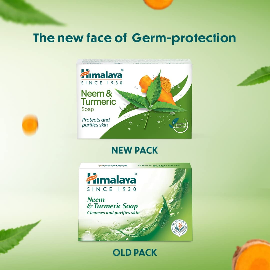 Himalaya Herbals Neem Turmeric Soap ingredients label