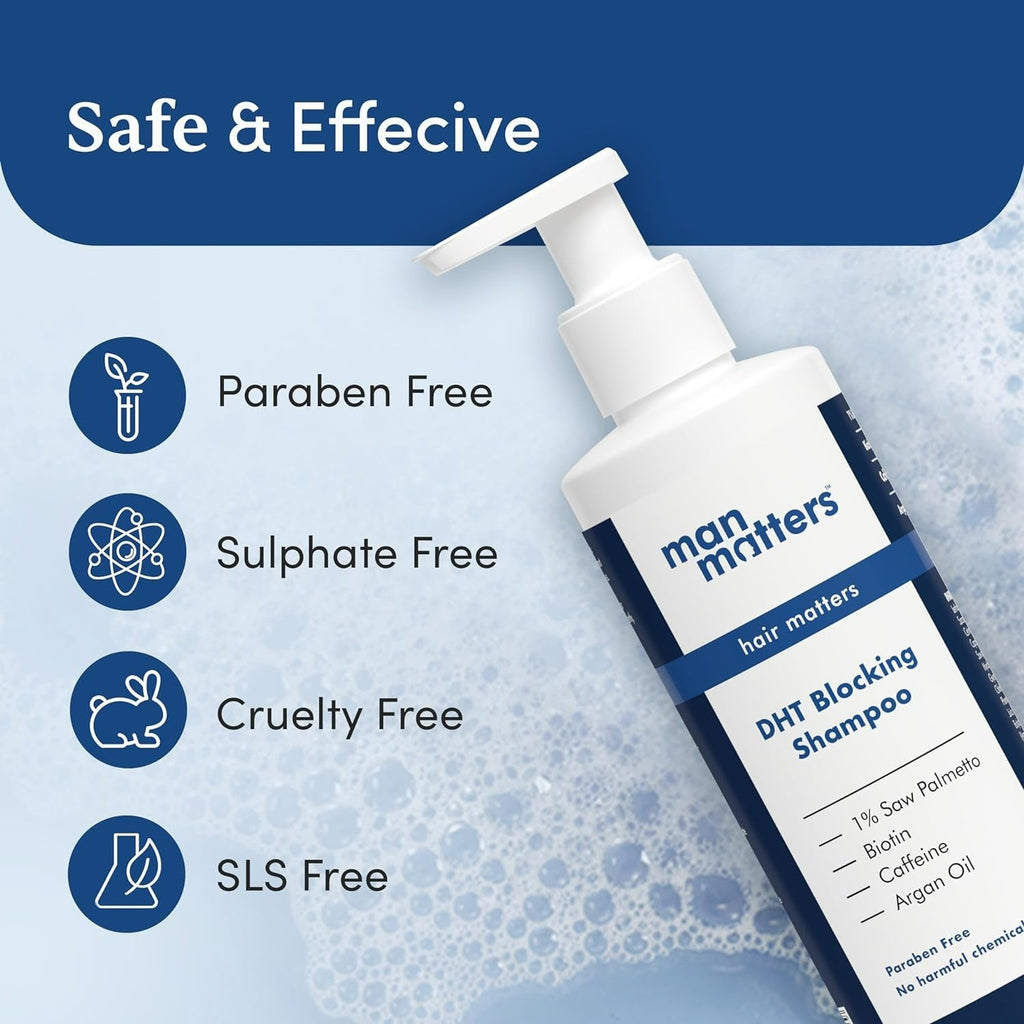 Man Matters Anti Hair Fall DHT Blocking Shampoo - Distacart