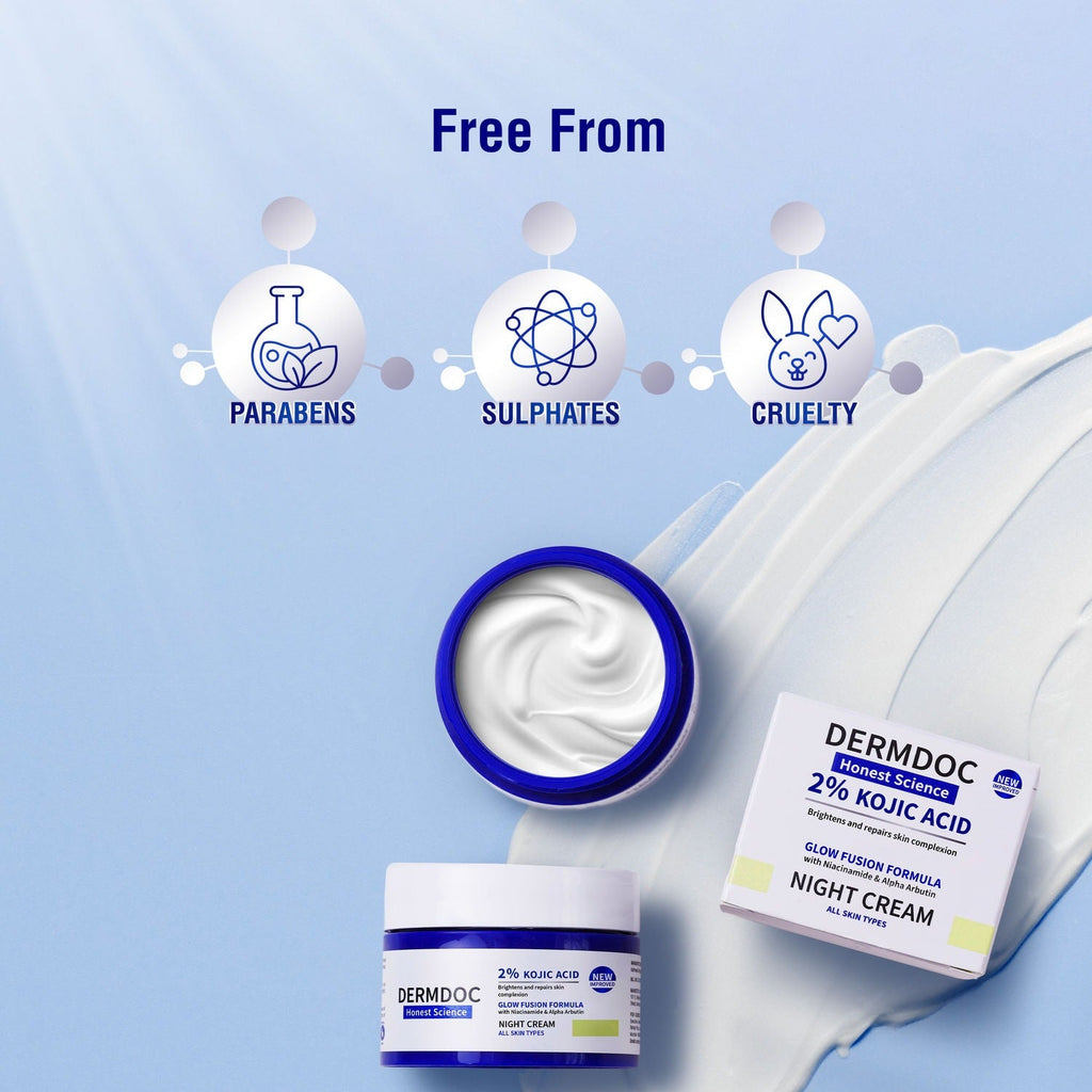 Dermdoc 2% Kojic Acid Night Cream - Distacart