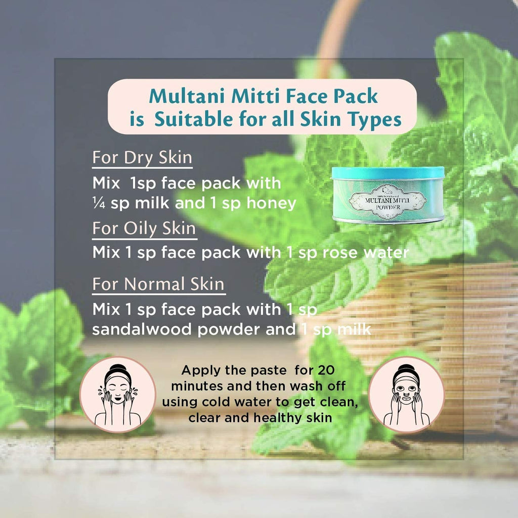 Organic 100% Multani Mitti Powder
