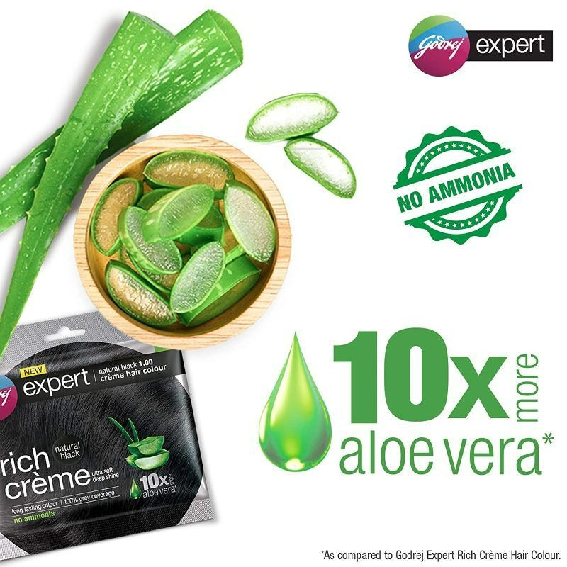 Godrej Expert Rich Creme Hair Colour application kit