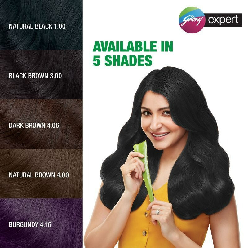 Godrej Expert Rich Creme Hair Colour box contents
