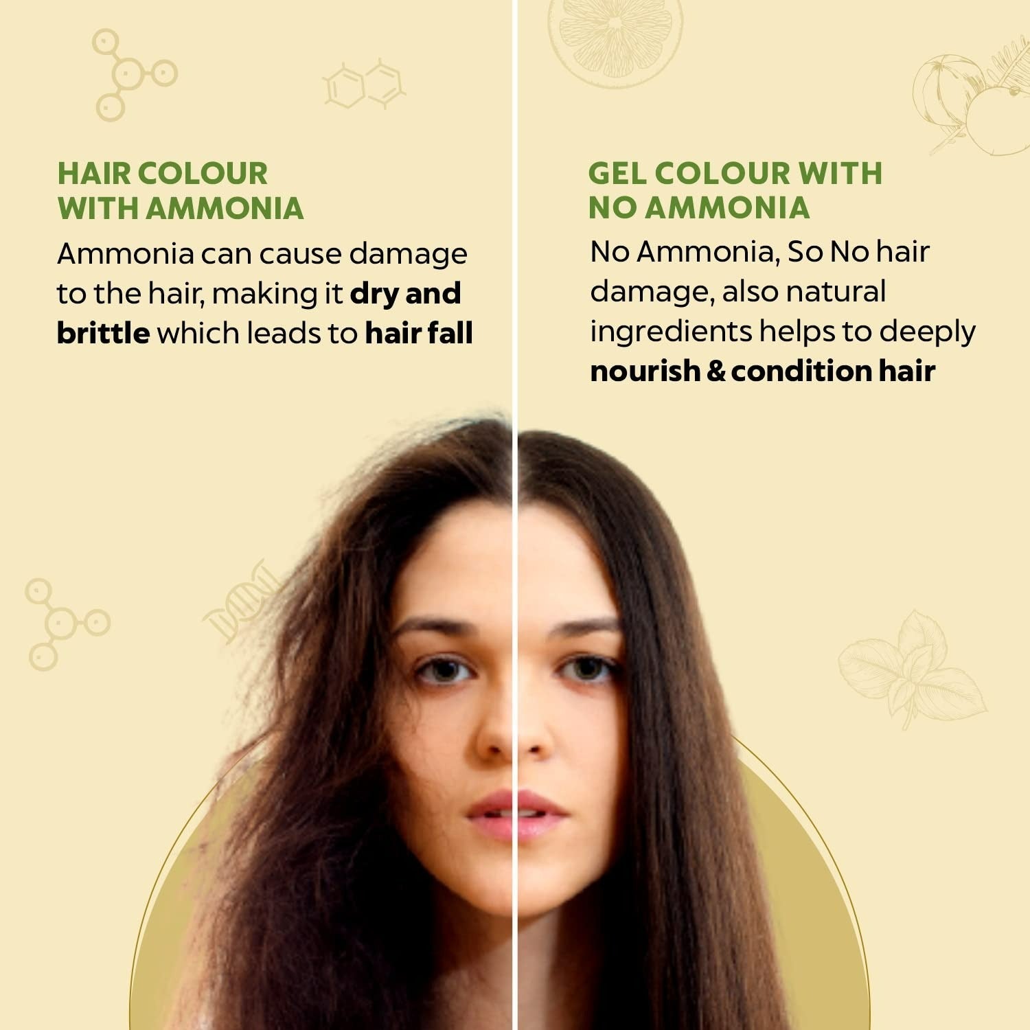 Indus Valley Damage-Free Gel Hair Color-Black - Distacart