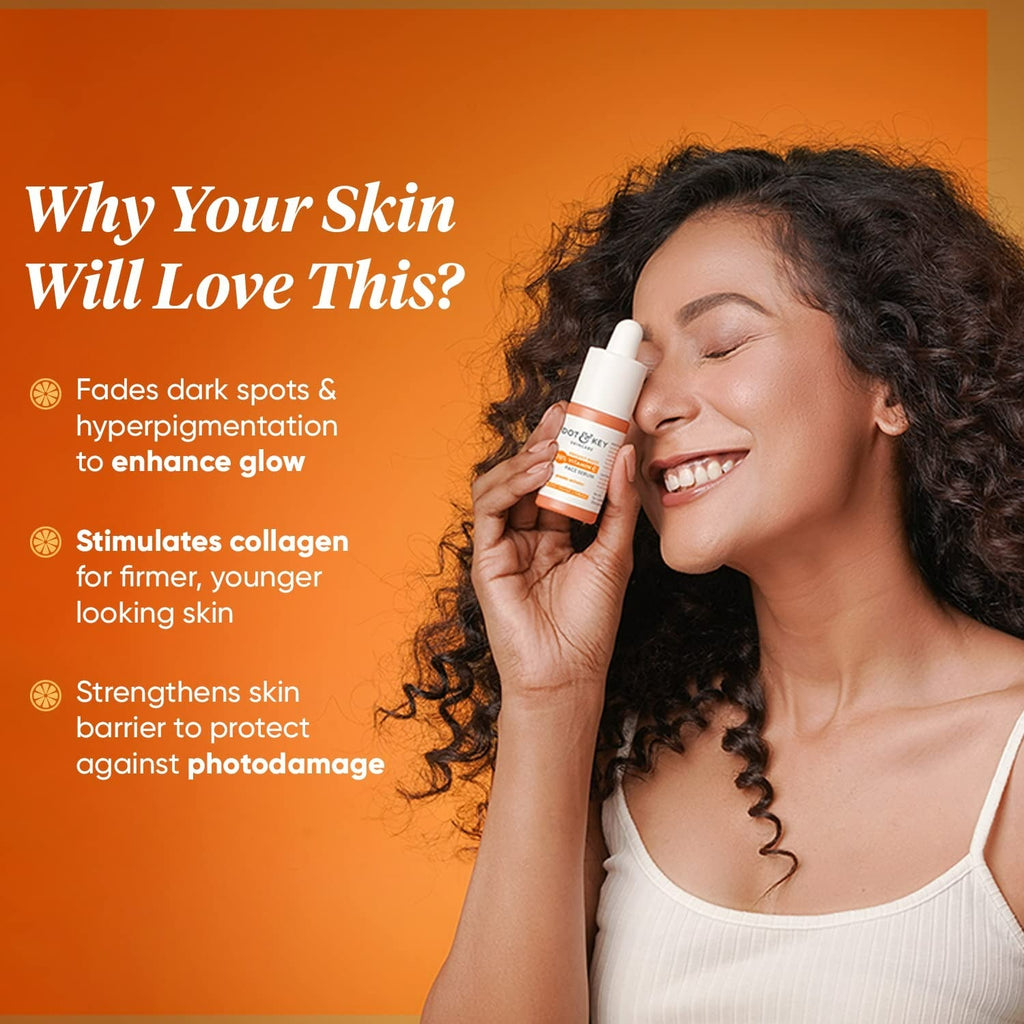 Dot & Key 20% Vitamin C Face Serum with Blood Orange, Skin Glow, Fights Pigmentation & Reduce Dark Spots