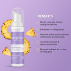 Dot & Key AHA BHA & Pineapple Glow Foaming Face Wash  For Glowing Skin, Oily, Acne Prone Skin,Sulphate Free