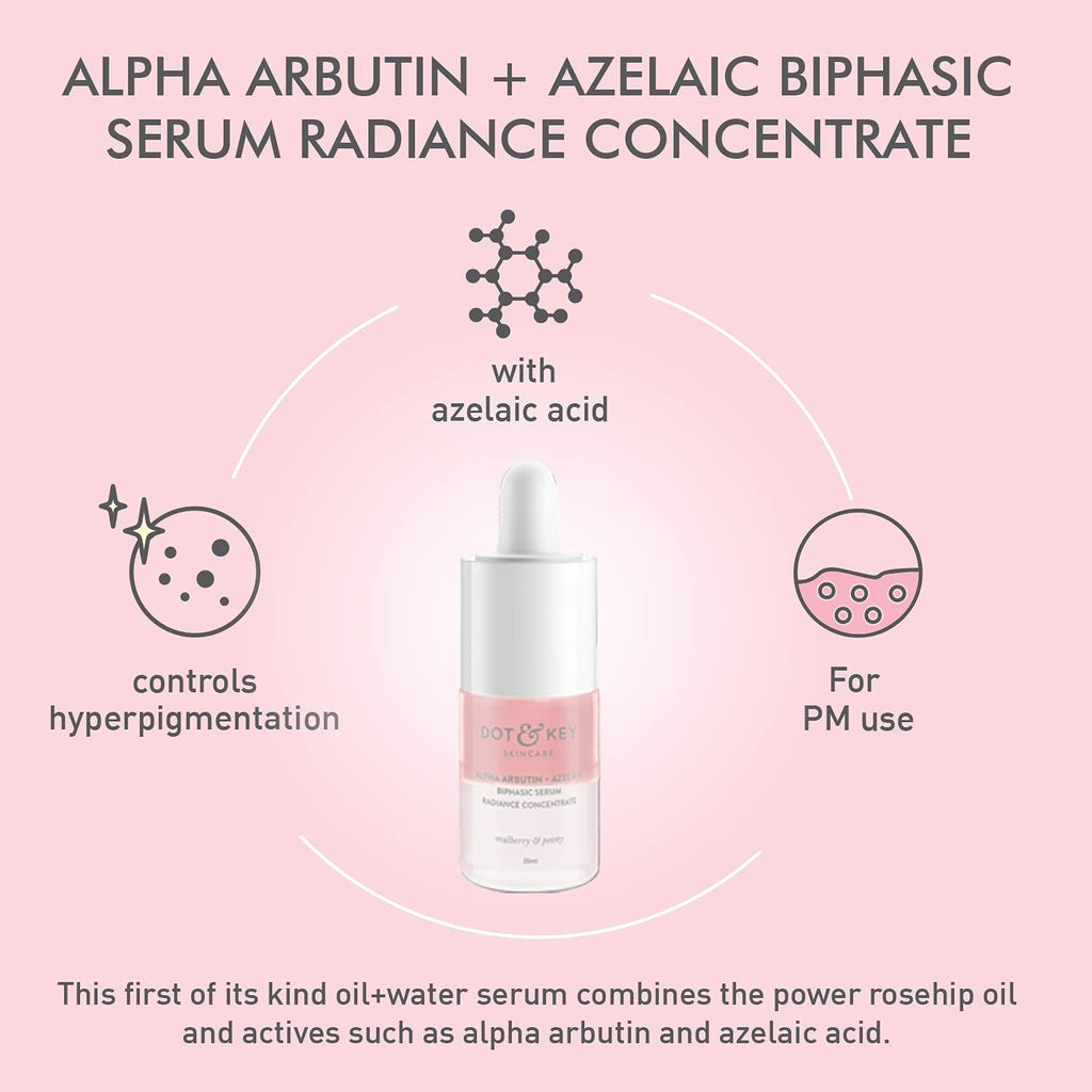 Dot & Key Alpha Arbutin + Azelaic Biphasic Radiance Serum With Mulberry & Peony Flower