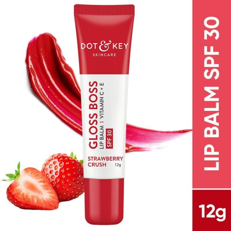 Dot & Key Gloss Boss Strawberry Red Lip Balm - Distacart