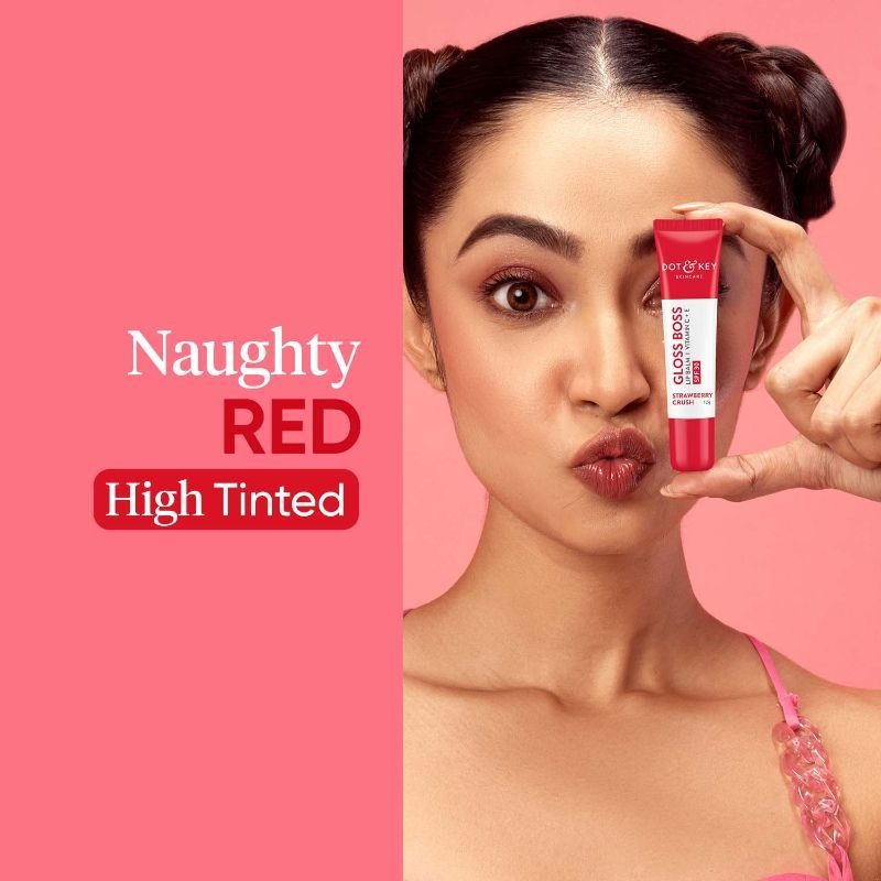 Dot & Key Gloss Boss Strawberry Red Lip Balm - Distacart