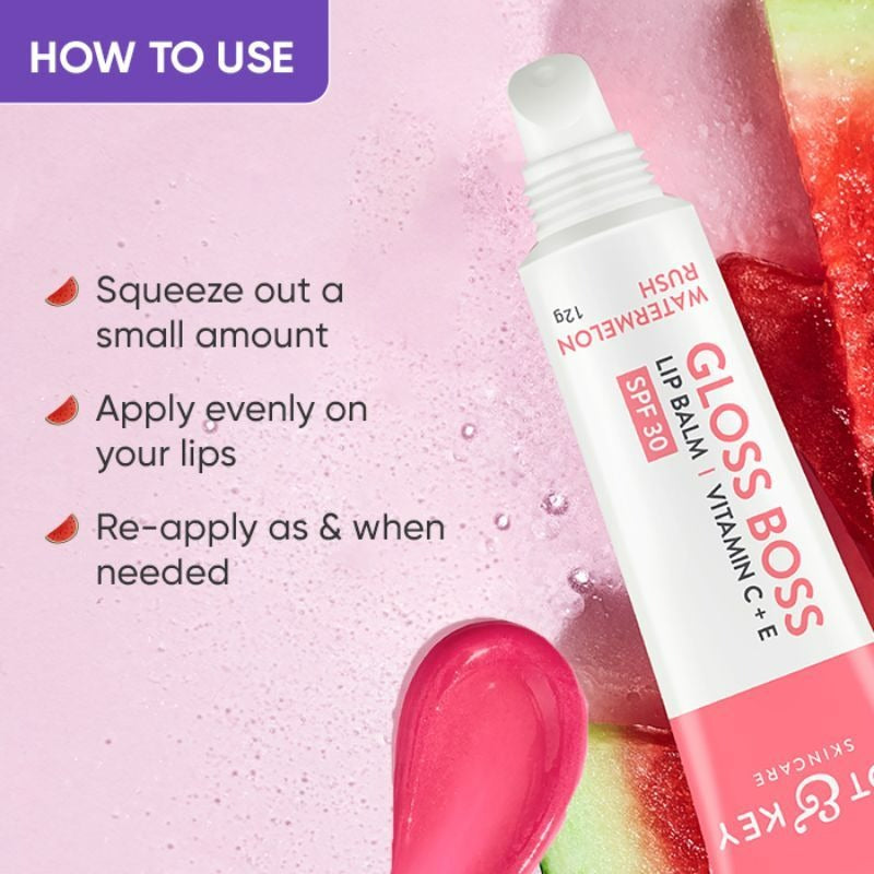 Dot & Key Gloss Boss Watermelon Rush Lip Balm - Distacart