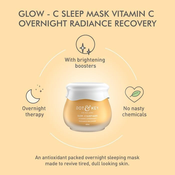 Dot & Key Glow C Sleep Mask Vitamin C Overnight Radiance Recovery