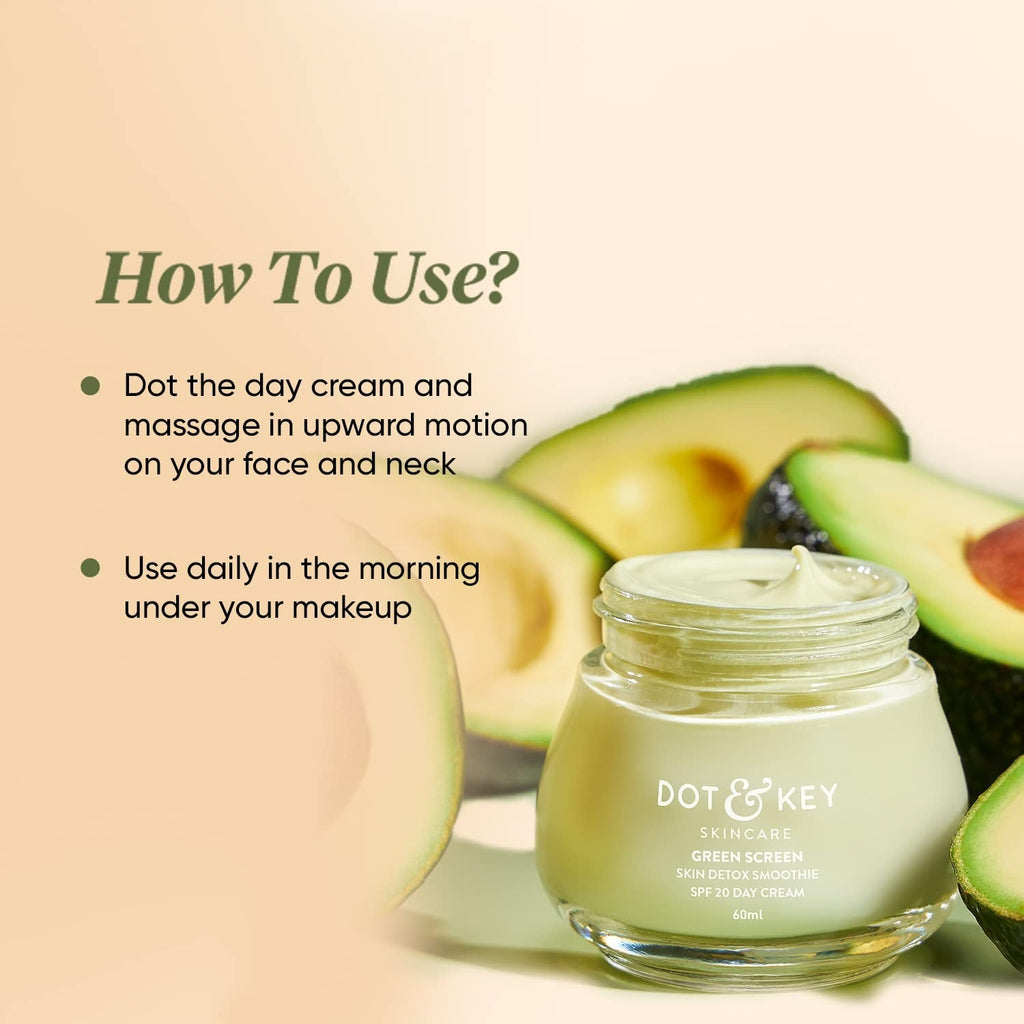 Dot & Key Green Screen Skin Detox Smoothie SPF 20 Day Cream