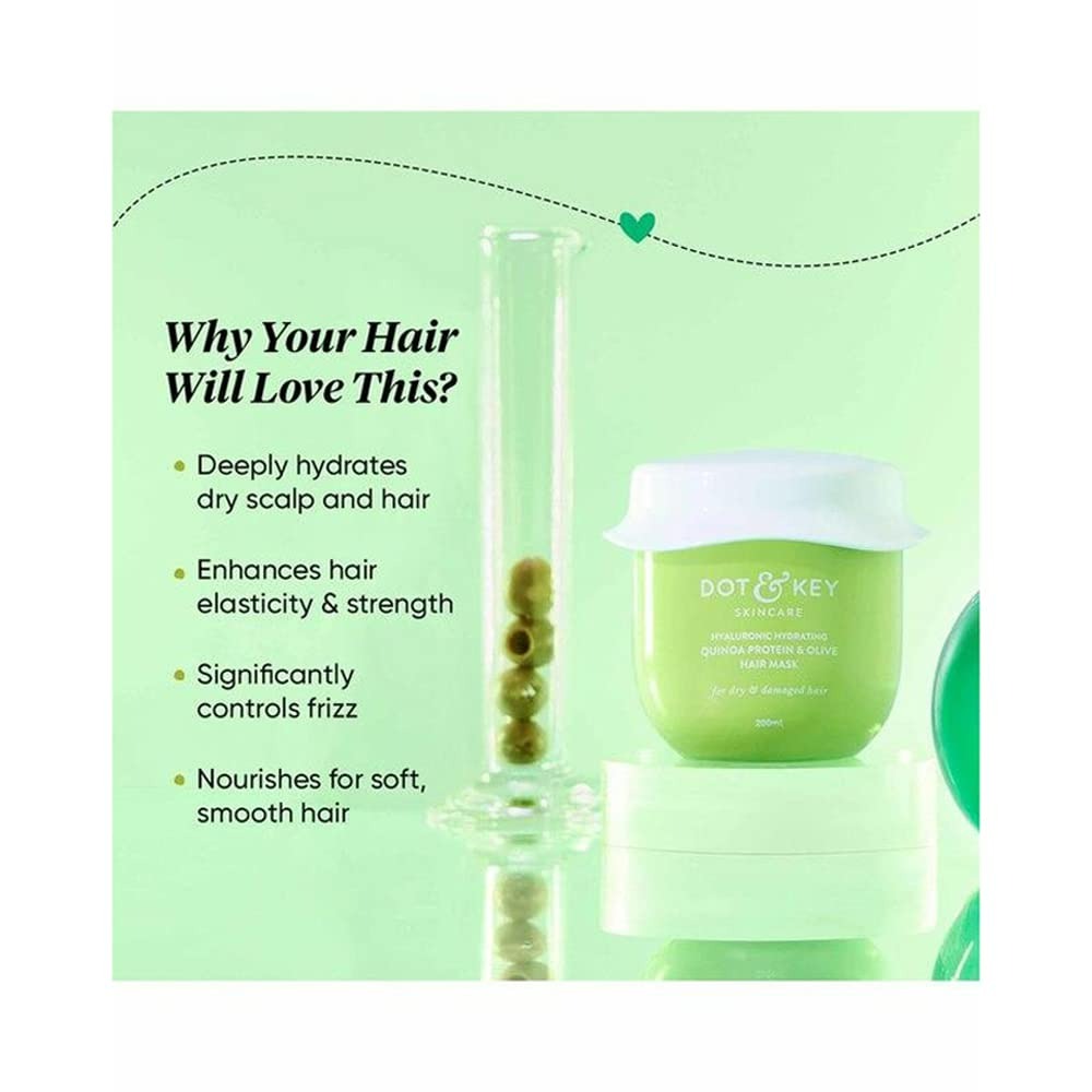Dot & Key Hyaluronic Hydrating Quinoa Protein & Olive Hair Mask