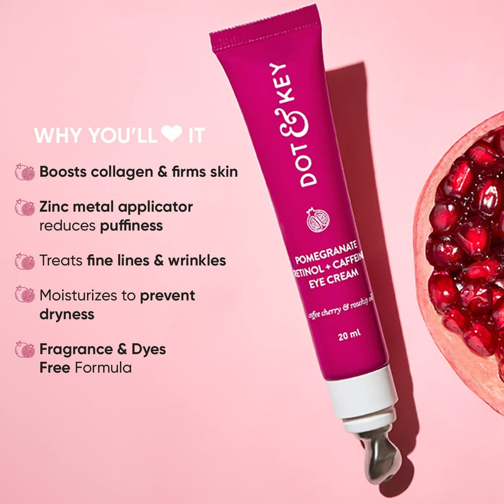 Dot & Key Pomegranate + Caffeine Retinol Eye Cream - Distacart