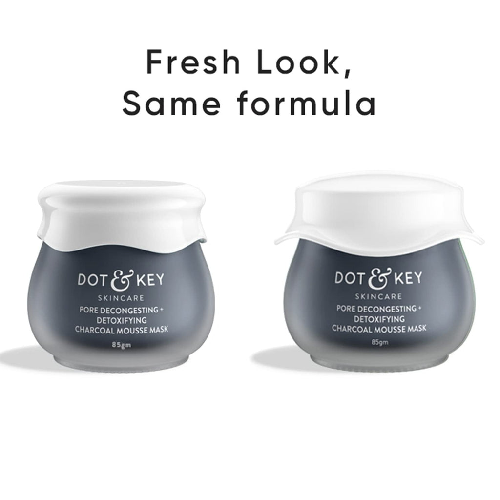 Dot & Key Pore Decongesting + Detoxifying Charcoal Mousse Clay Mask