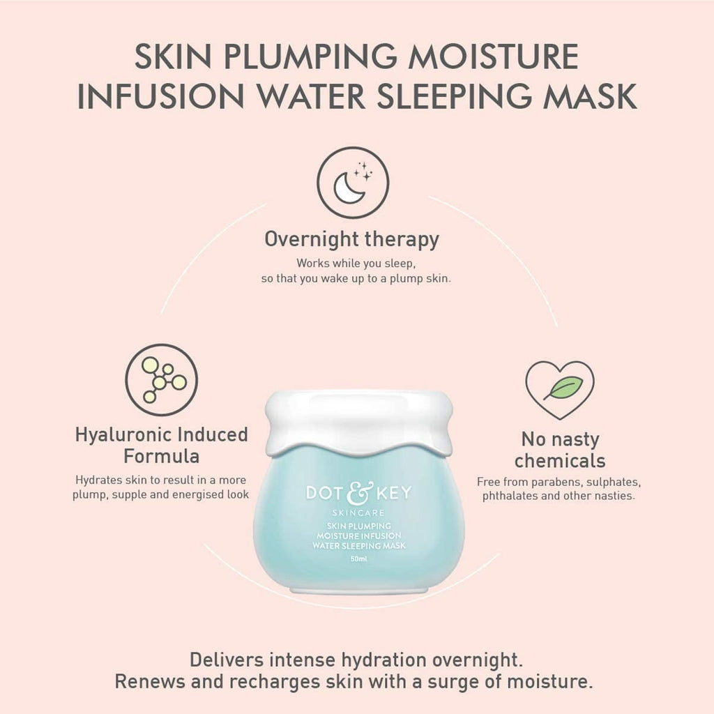 Dot & Key Skin Plumping Moisture Infusion Water Sleeping Mask