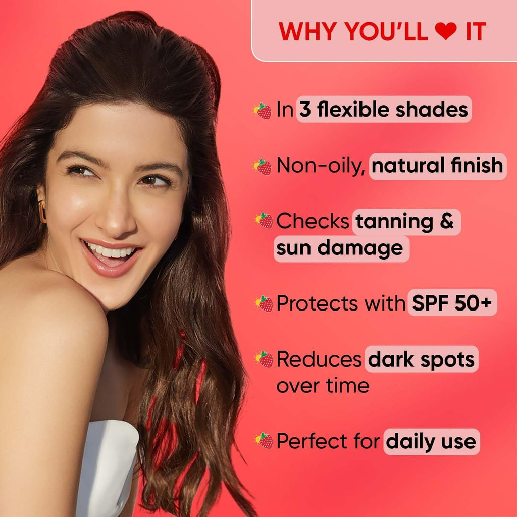 Dot & Key Strawberry Dew Tinted Sunscreen - 01 Porcelain - Distacart