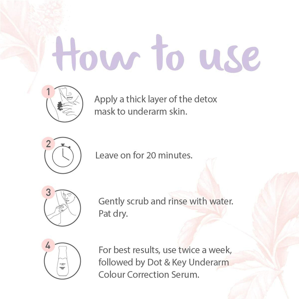 Dot & Key Underarm Detox Charcoal Mask